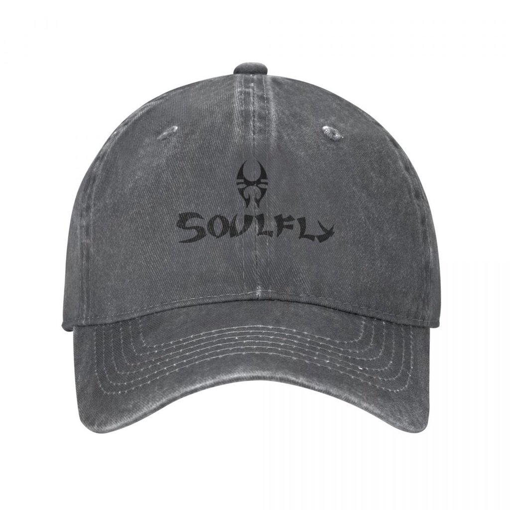 soulfly-พร้อมส่ง-หมวกเบสบอล-ผ้าฝ้าย-100-ผ้ายีน-ทรงโค้ง-ปรับขนาดได้-เข้ากับทุกการแต่งกาย-สําหรับผู้ชาย-และผู้หญิง