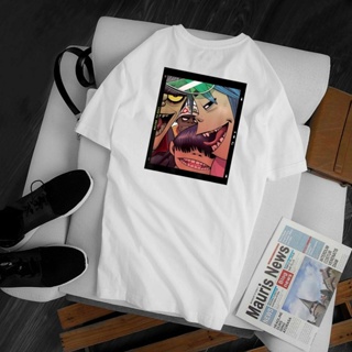เสื้อยืด ลาย Avialbale Gorillaz Polaroid Slide สไตล์คลาสสิก ไม่ซ้ําใคร สําหรับผู้ชาย LNcodg56AOehgf65เสื้อยืด