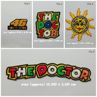 THE DOCTOR 46 ตัวรีดติดเสื้อ แจ๊คเก็ต อาร์ม  ยีนส์ Hipster Embroidered Iron on Patch  DIY