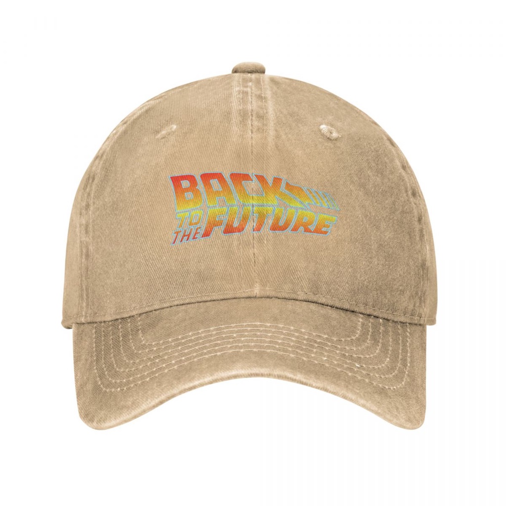 พร้อมส่ง-หมวกเบสบอล-ผ้าฝ้าย-100-ผ้ายีน-ลาย-back-to-the-future-trucker-ปรับขนาดได้-เข้ากับทุกชุด-สําหรับผู้ชาย-และผู้หญิง