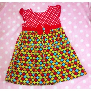 Dress-1114 ชุดกระโปรงเด็กหญิง Size-95 (2-3Y)