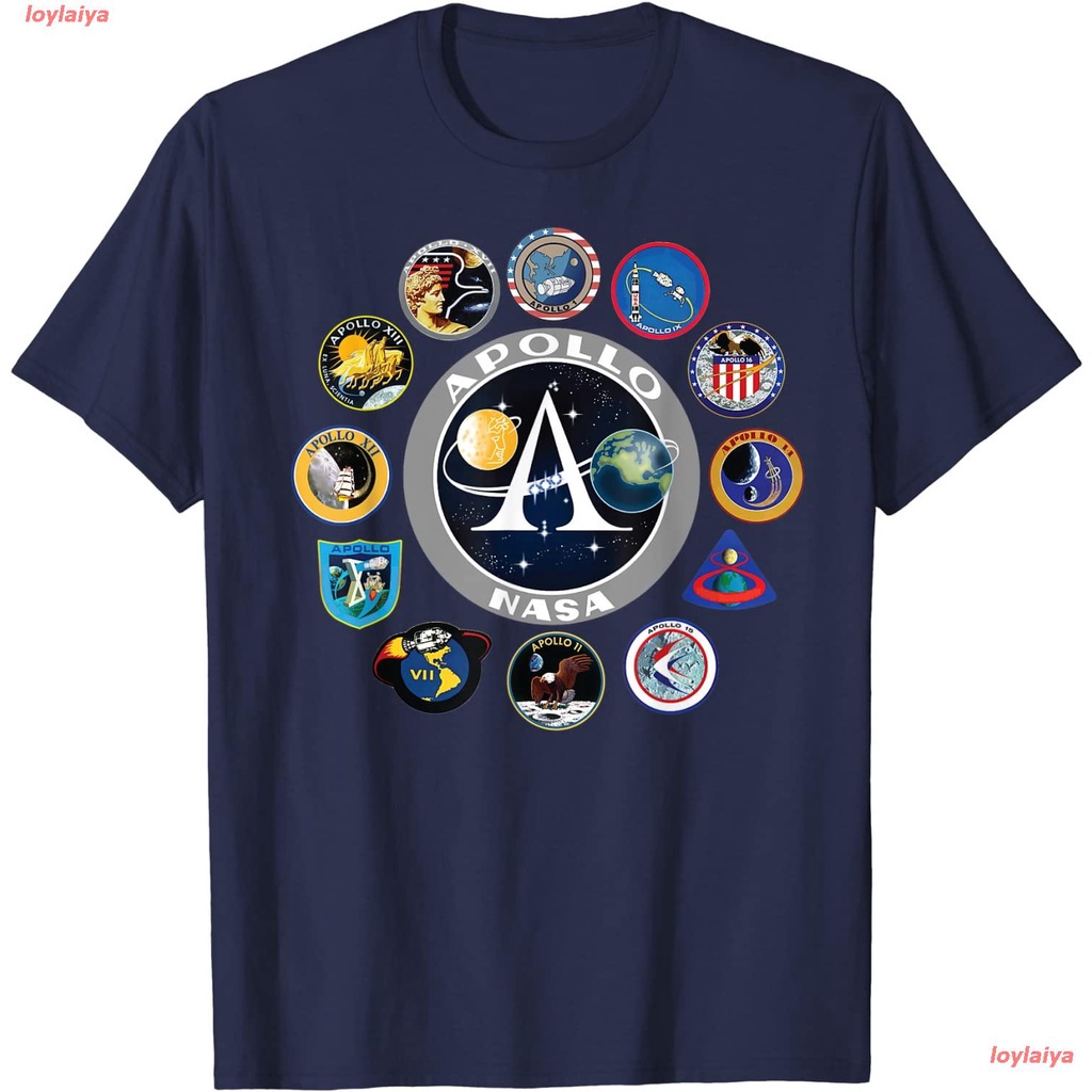 loylaiya-องค์การนาซา-เสื้อยืดแฟชั่นผู้ชาย-เสื้อผู้หญิง-apollo-missions-patch-badge-nasa-space-program-t-shirt-เสื้-30