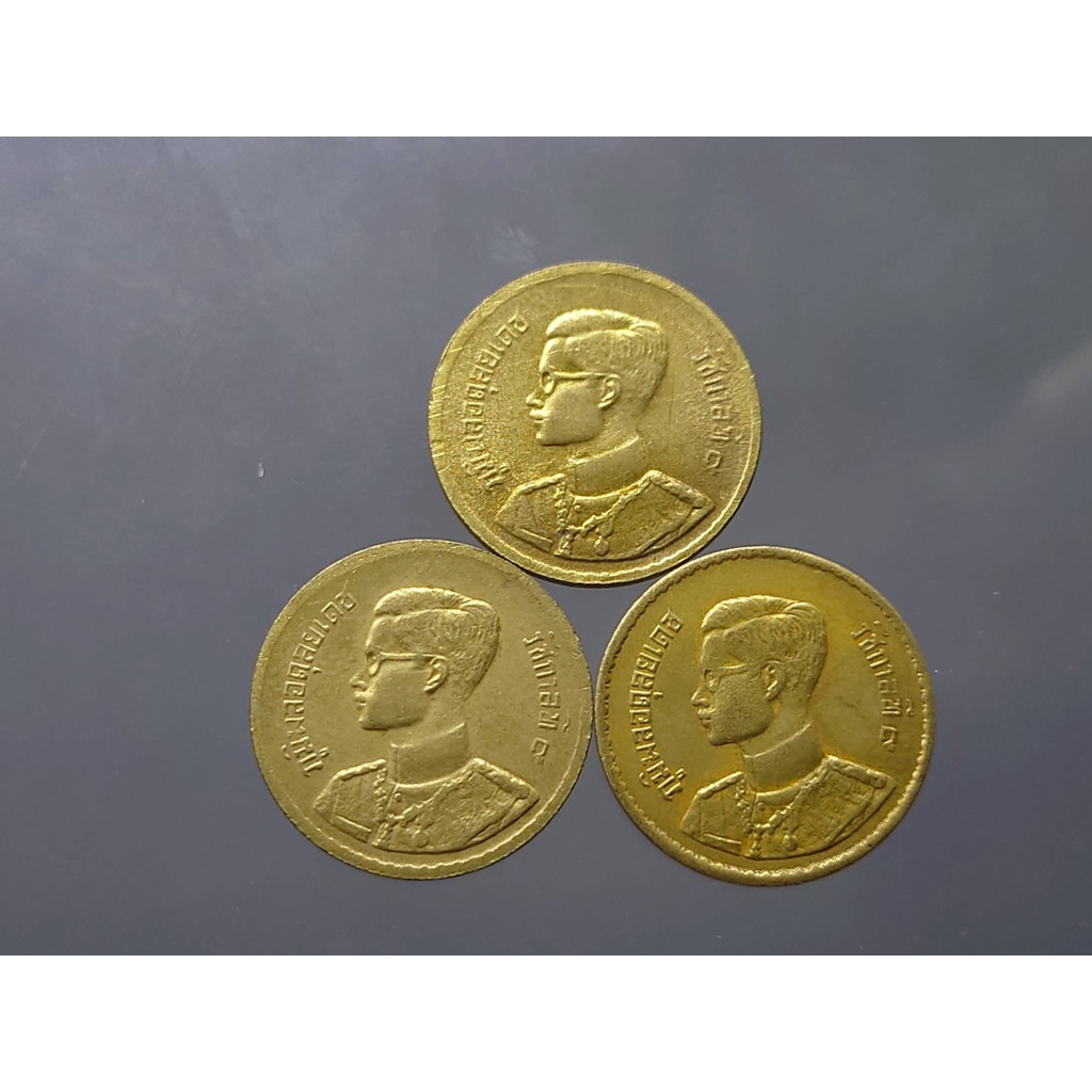 เหรียญ-10-สตางค์-ทองเหลือง-ปี-2493-ผ่านใช้งาน