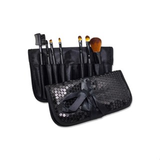 Dayse Brush Set #BS002 : เดย์ซี่ ชุดแปรงแต่งหน้า เซทแปรง ขนนุ่ม 7 ชิ้น พร้อมกระเป๋า x 1 ชิ้น alyst