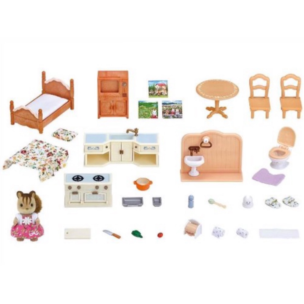 sylvanian-families-แนะนำชุดเฟอร์นิเจอร์-epoch-japan-product-บ้านหลังใหญ่หลังคาแดง