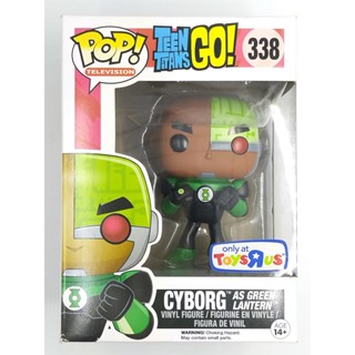 Funko Pop Teen Titans Go - Cyborg (As Green Lantern) #338 (กล่องมีตำหนินิดหน่อย)