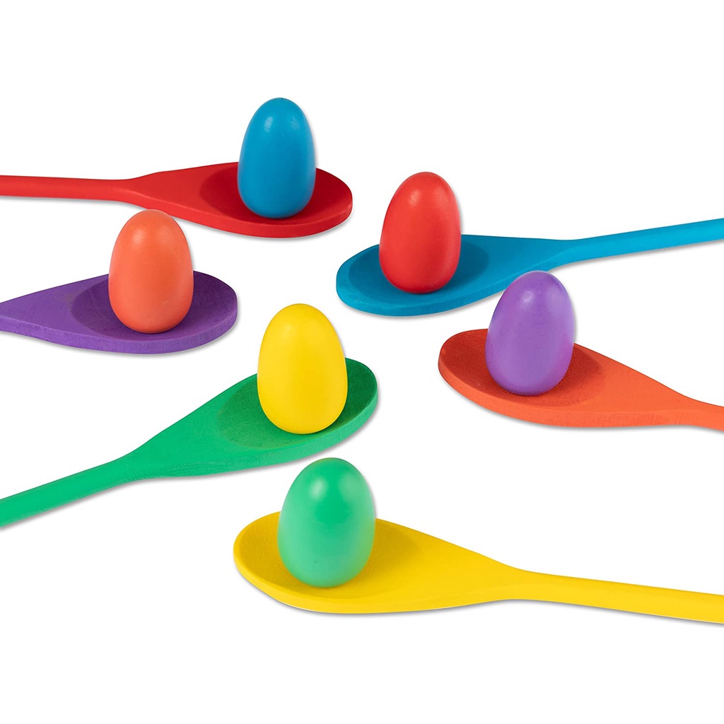 Seedopia sport 1 piece Egg Spoon Race Game Set Wooden Egg Balancing ...
