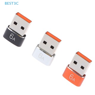 Best3c 6A Type C ตัวเมีย เป็น USB ตัวผู้ OTG อะแดปเตอร์ / USB-C แปลงสายเคเบิลโทรศัพท์ เชื่อมต่อ ขายดี