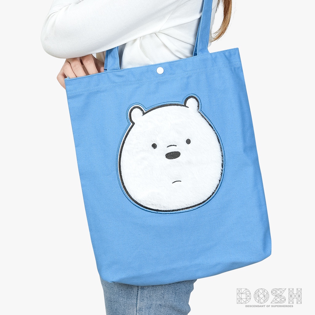 dosh-cloth-bag-กระเป๋าผ้าwe-bare-bears-รุ่นdbbb1007-bu