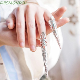 Desmondri ชุดแหวนสวมนิ้วมือ เครื่องแต่งกายราชินี สไตล์โบราณ 5 ชิ้น