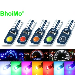 Bhoimo ใหม่ แผงแดชบอร์ดไฟนีโอ led T5 W3W 17 73 74 2721 DC12V สําหรับรถยนต์ รถจักรยานยนต์