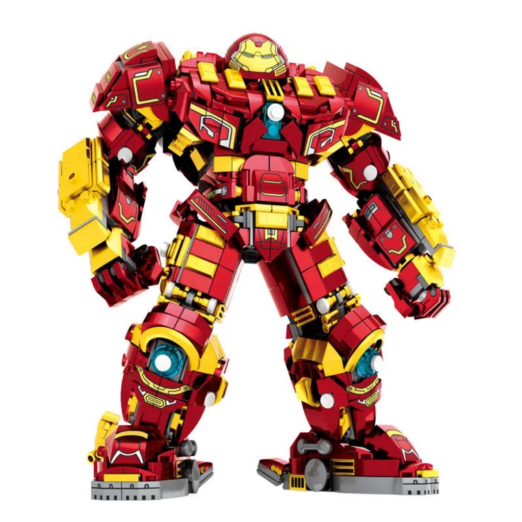 บล็อคตัวต่อ-รูป-marvels-the-avengers-76068-moc-mecha-the-destroyer-diy-ของเล่นสําหรับเด็ก