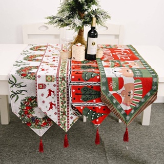 🎄Christmas Table Runner จ้า เปลี่ยนโต๊ะขาวๆ เป็นธีมคริสต์มาสทันตา! วางได้ตั้งแต่วันนี้ถึงสิ้นปีไปเลยคะ เราซื้อแล้วต้องใช
