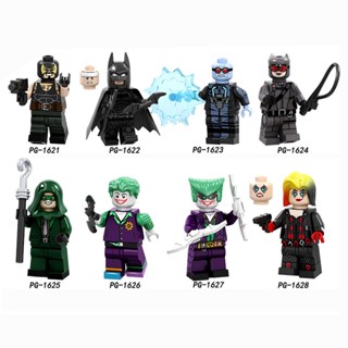 ของเล่นตัวต่อฟิกเกอร์ Superhero Bane Mister Freeze Catwoman Riddle Joker DIY สําหรับเด็ก