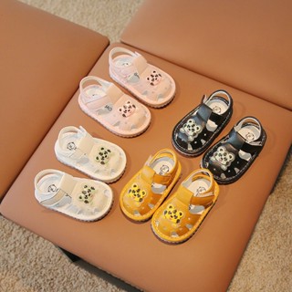 *พร้อมส่งในไทย* รองเท้าเด็กหัดเดินกันลื่นระบายอากาศ รองเท้ารัดส้นเด็กมีไฟ ใส่สบาย......แบบที5