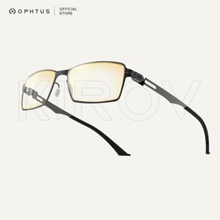 สินค้า OPHTUS แว่นกรองแสงสำหรับเกมเมอร์ รุ่น Kirov เลนส์ RetinaX Amber