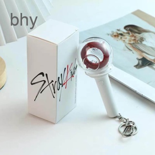 Bhy Kpop Stray Kids พวงกุญแจ Lightstick คอนเสิร์ต Glow Light Stick จี้อุปกรณ์เสริมแฟนคอลเลกชัน