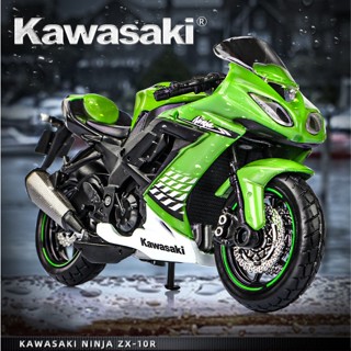 🌟จัดส่งภายใน24ชั่วโมง🌟โมเดลรถจักรยานยนต์ Maisto Kaawasaki Ninja ZX-10R Motorcycle model 1：12