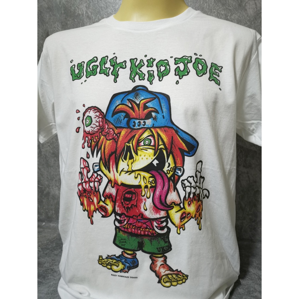 เสื้อยืดเสื้อวงนำเข้า-ugly-kid-joe-alternative-metal-hard-rock-grunge-godsmack-heavy-metal-pearl-jam-style-vitage-t-53