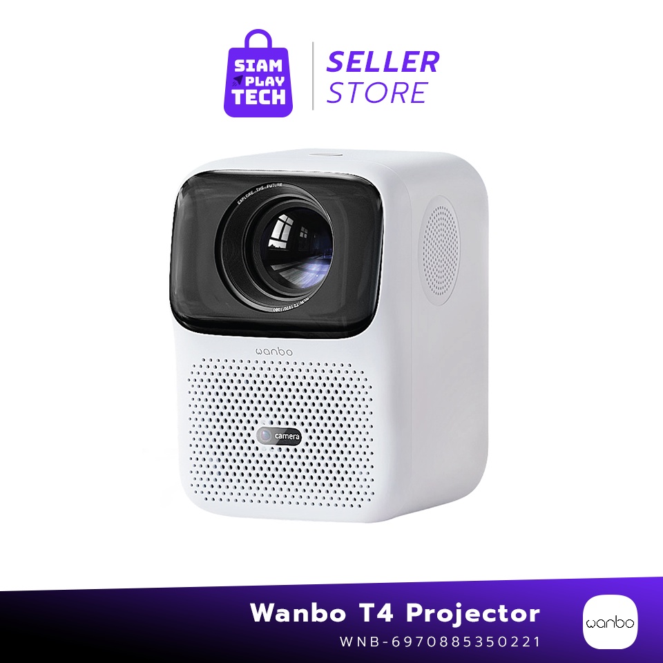Wanbo T4 Projector โปรเจคเตอร์พกพาระดับ 4K full HD รองรับ Android9.0 ...
