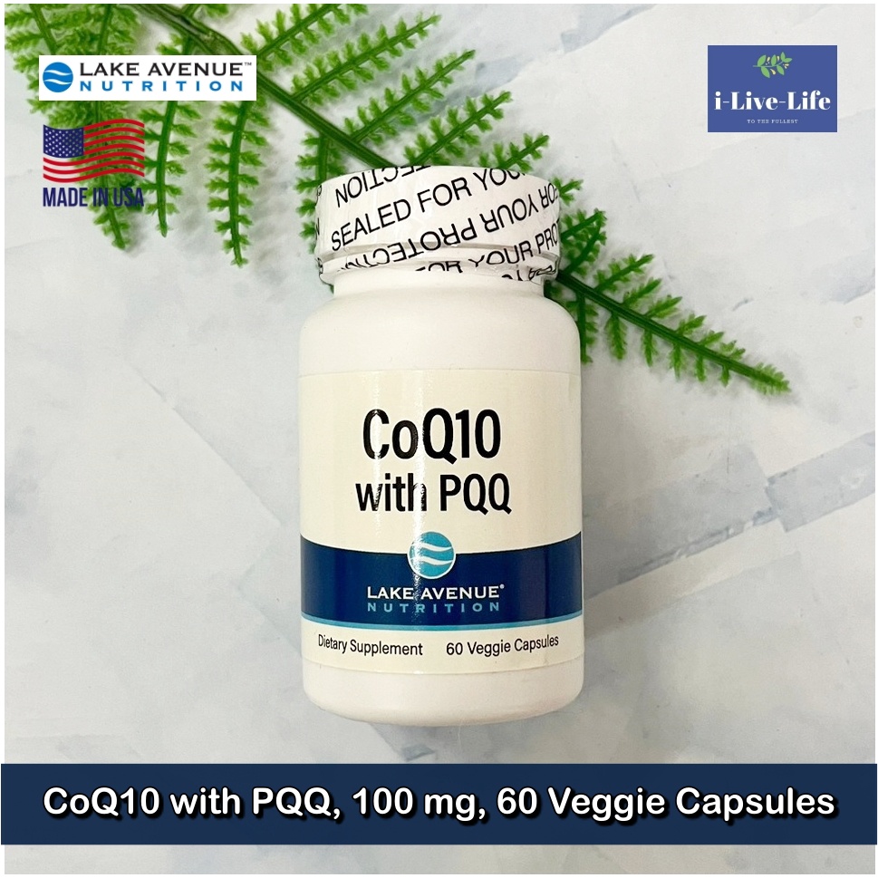 Lake Avenue Nutrition - CoQ10 with PQQ, 100 mg, 60 Veggie Capsules โค ...