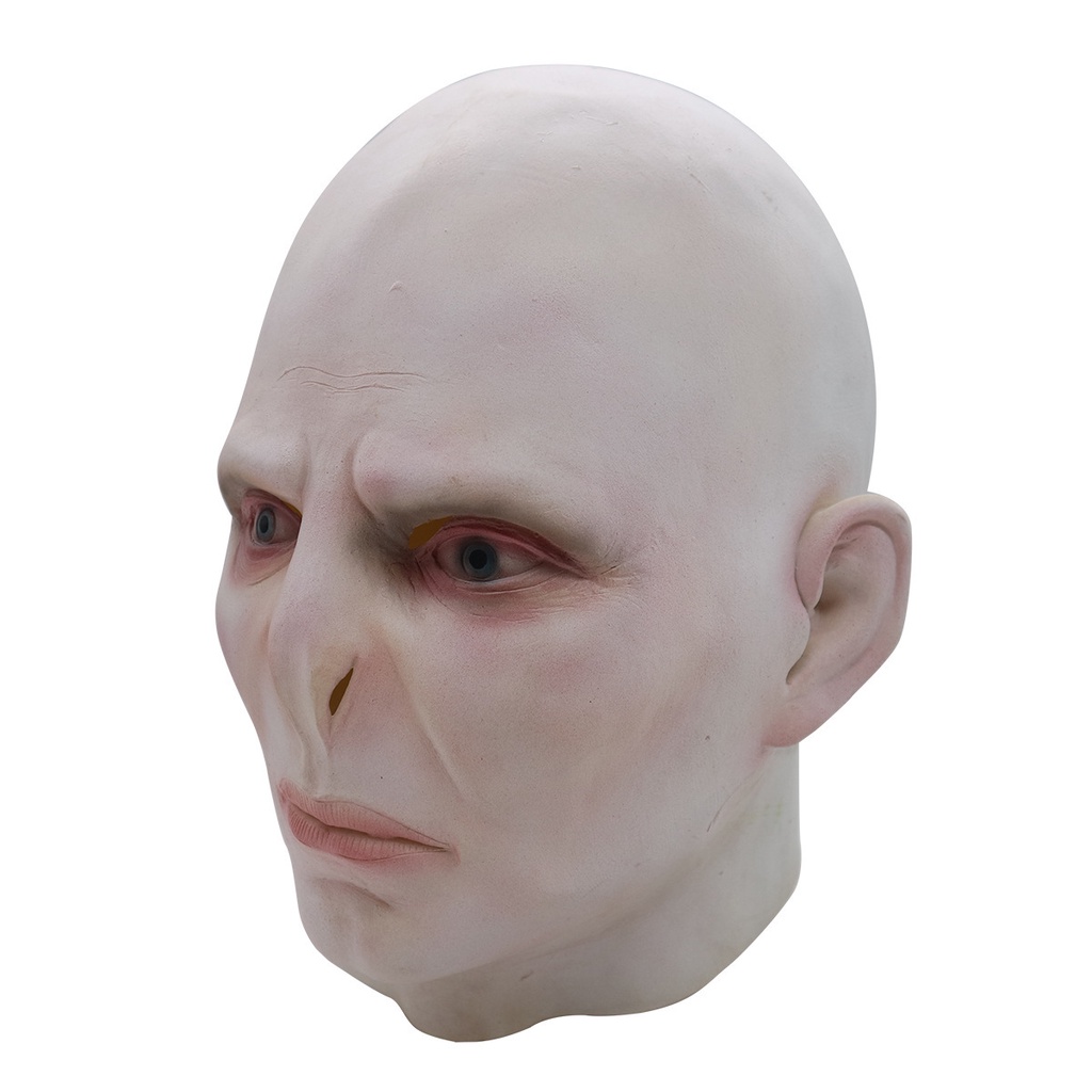 Voldemort หน้ากากฮาโลวีน cos Harry Potter Latex หมวกภาพยนตร์อุปกรณ์ต่อ ...