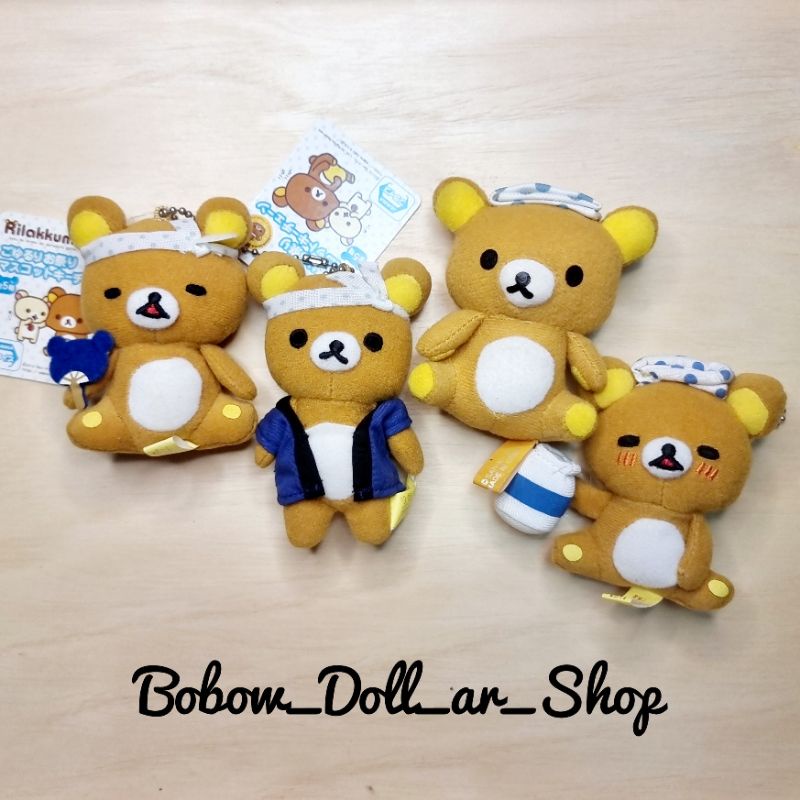 พวงกุญแจตุ๊กตาหมีริลัคคุมะ-หน้าร้อนญี่ปุ่น-rilakkuma-งานลิขสิทธิ์แท้จากญี่ปุ่น