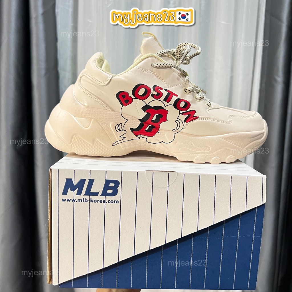 ภาพหน้าปกสินค้าลดเพิ่ม50 MLB Boston Bigball Chunky รองเท้าอเนกประสงค์ สูง 6CM รองเท้าผ้าใบผู้หญิง จากร้าน montricmymy บน Shopee