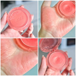 สินค้า บลัชโมจิ 4u2 เนื้อดีมากกกก สี 05 Charm Orange น่ารักแบบ 10/10 ทาแล้วเนียนไปกับผิวเลย เล่นแสงสวย ไม่เยิ้ม ติดทนดี