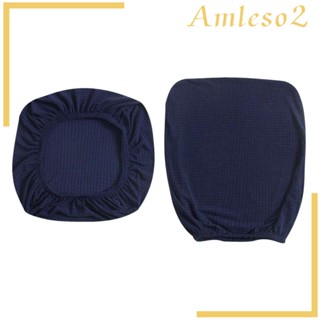 ( Amleso2 ) ผ้าคลุมเก้าอี้สํานักงานแบบยืดหยุ่น