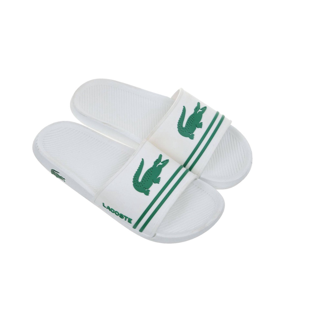 lacoste-รองเท้าแตะแบบสวม-รุ่น-croco-slide