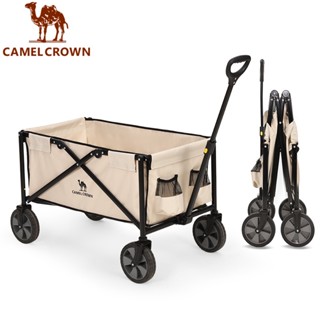 CAMEL CROWN รถเข็นปิกนิก แบบพกพา พับได้ รับน้ําหนักได้สูง