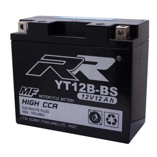 RR YT12B-BS แบตเตอรี่ BIG BIKE RR Ducati 795 796 821ขนาด 12V 12Ah สำหรับรถจักรยานยนต์นำเข้า บิ๊กไบค์ (BigBike) Ducati ขน