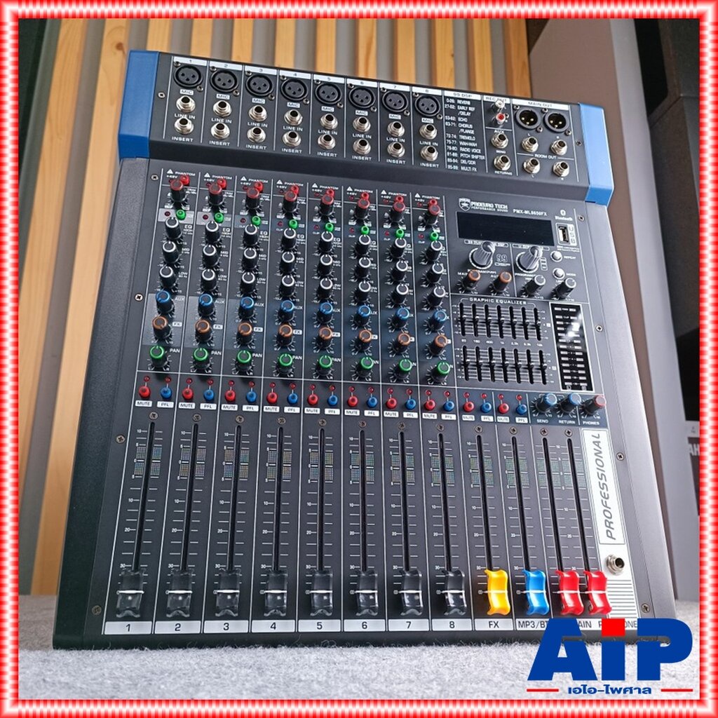 proeurotech-pmx-ml8650fx-powermixer-รุ่นใหม่-เพาเวอร์มิกเซอร์-650วัตต์-8ช่อง-โปรยูโรเทค-pmx-ml-8650-fx-pmxml8650fx-เอ