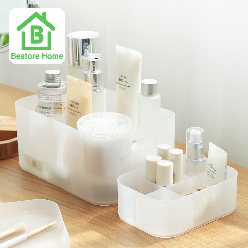 bestorehome-กล่องจัดระเบียบ-อเนกประสงค์-โต๊ะทำงาน-โต๊ะเครื่องแป้ง-ใส่เครื่องสำอาง