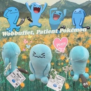 ตุ๊กตาโซนานส์ โปเกม่อน Banpresto ป้ายห้อย Wobbuffet Patient Pokémon Soft Plush