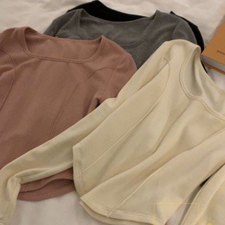 เสื้อเชิ้ต คอยู ผ้ากํามะหยี่ แบบนิ่ม เข้ากับทุกการแต่งกาย สไตล์เยอรมัน