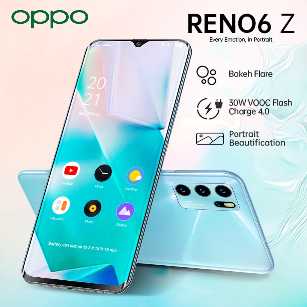 ราคาและรีวิวโทรศัพท์มือถือ OPPO reno6 โทรศัพท์ (ของเเท้100%) แรม12GB รอม512GB โทรศัพท์มือถือราคาถูก 5G Smartphone การรับประกัน 2ป