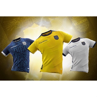 Ecuador Home Away 3rd Fans Issue Kit World Cup 2022 *สินค้าขายดีในพื้นที่!!!*