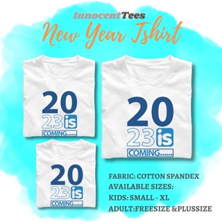 เสื้อยืดNEW YEAR TSHIRT |I  2023 NEW YEAR  FAMILY TSHIRT || KIDS TO ADULT SIZES AVAILABLE