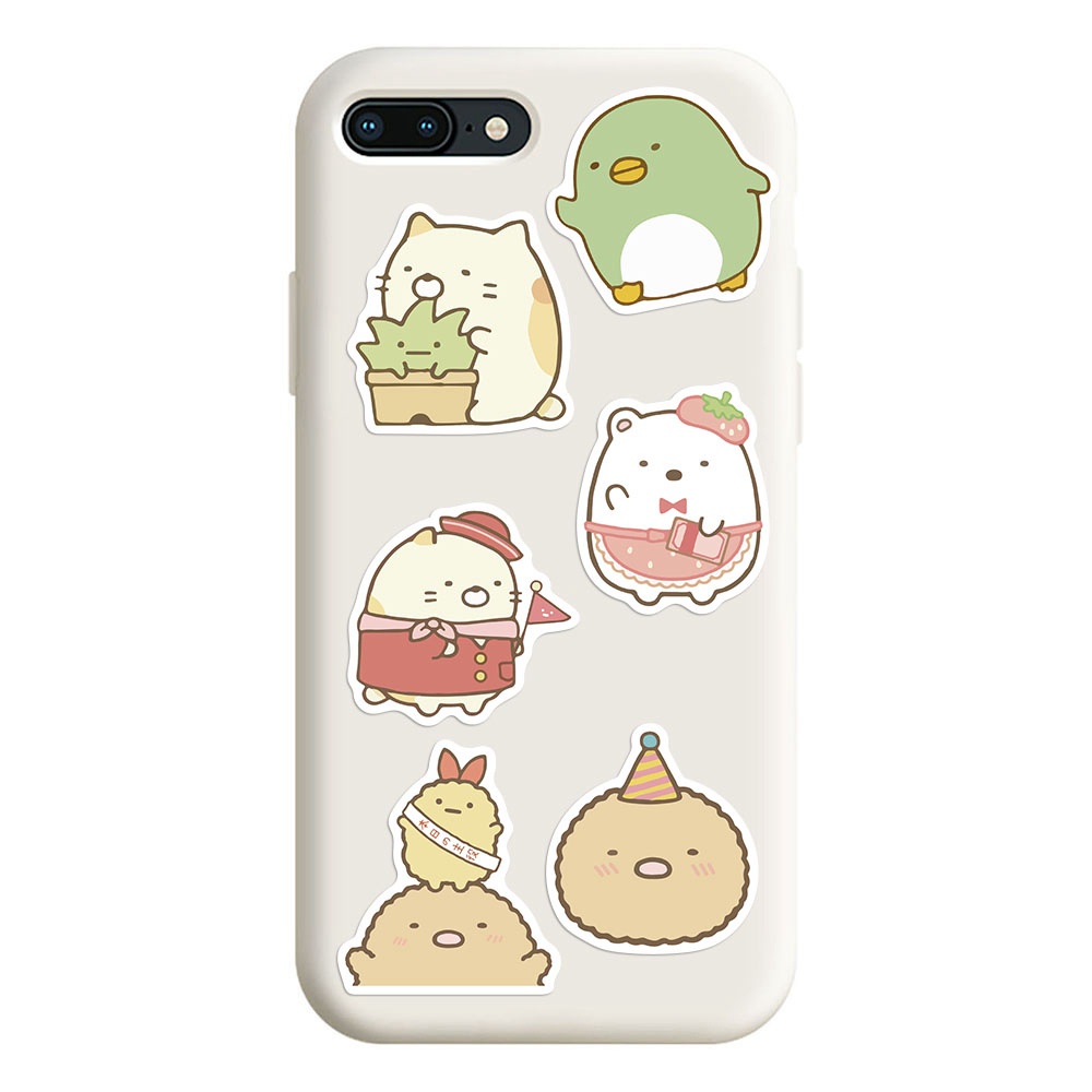 พร้อมส่ง-ซุมิกโกะ-sumikko-gurashi-sticker-สติกเกอร์กันน้ำรูปแบบที่แตกต่างกัน-50pcs