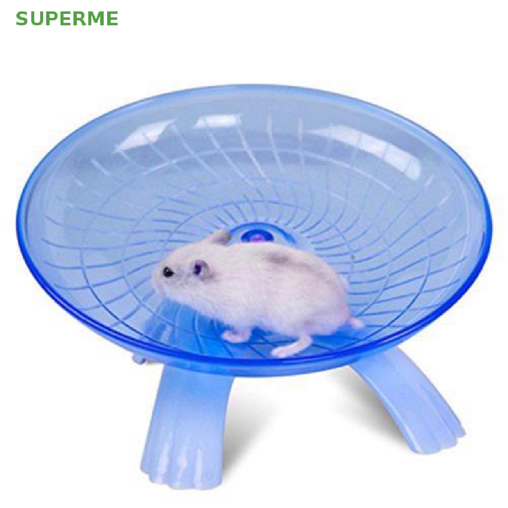 superme-ของเล่นจานบินล้อออกกําลังกาย-สําหรับหนูแฮมสเตอร์-คนแคระ-18-ซม-ขายดี