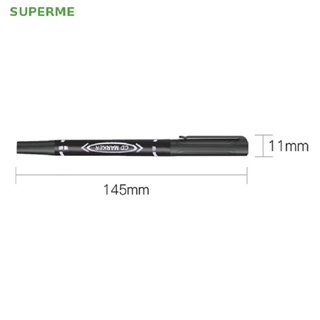 Superme ปากกามาร์กเกอร์ ปลายบาง กันน้ํา สีดํา ขายดี