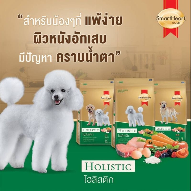 แบ่งขายsmartheart-gold-holistic-adult-สมาร์ทฮาร์ท-โกลด์-โฮลิสติก-อาหารสุนัขโตพันธุ์เล็ก