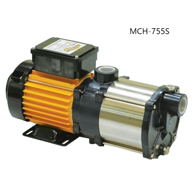 mitsubishi-ปั๊มน้ำหอยโข่ง-mch755s-ปั๊มไฟฟ้าหลายใบพัด-แรงดันสูง1x1นิ้ว-750w-1แรง-super-pump-รุ่น-mch-755s