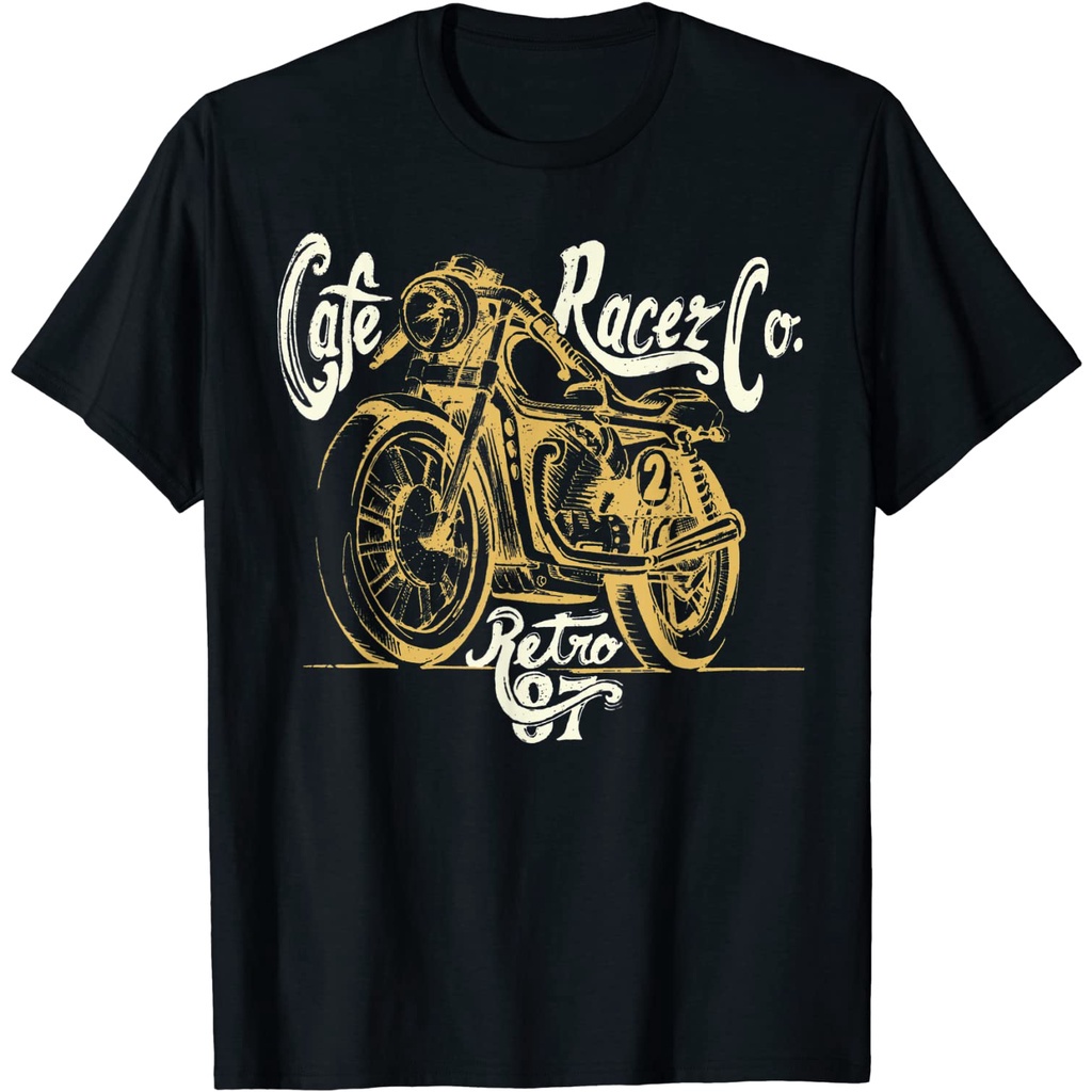 Vintage Cafe Racer T-shirt Motorcycle Gifts For Men S-XXXXXL