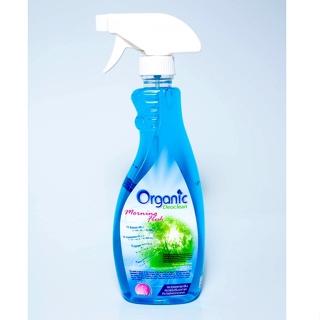 Organic Deoclean (Morning Fresh) สเปรย์กำจัดกลิ่น 500 มล. (สีฟ้า)