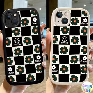 เคสโทรศัพท์มือถือ แบบนิ่ม ลายดอกไม้ หน้ายิ้ม สําหรับ OPPO A98 A96 A95 A76 A74 A57 A55 A54 A53 A38 A33 A94 A93 A92 A91 A78 A77S A52 A31 A17 A16K A15S