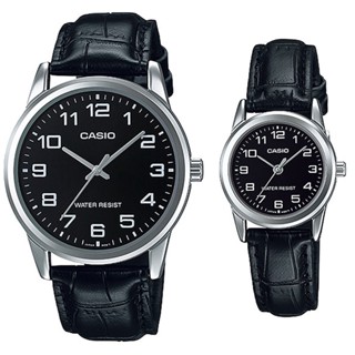 🎁CASIO STANDARD M/LTP-V001L-1B ของแท้ 100% พร้อมส่ง ประกัน 1 ปี