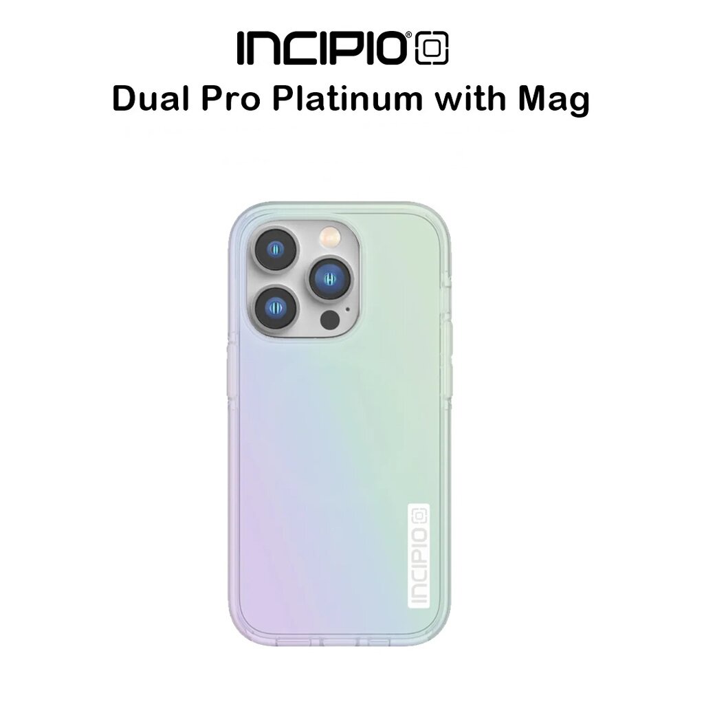 incipio-dual-pro-platinum-with-mag-เคสกันกระแทกระดับ3เมตรเกรดพรีเมี่ยม-เคสสำหรับ-iphone14pro-14promax-ของแท้100